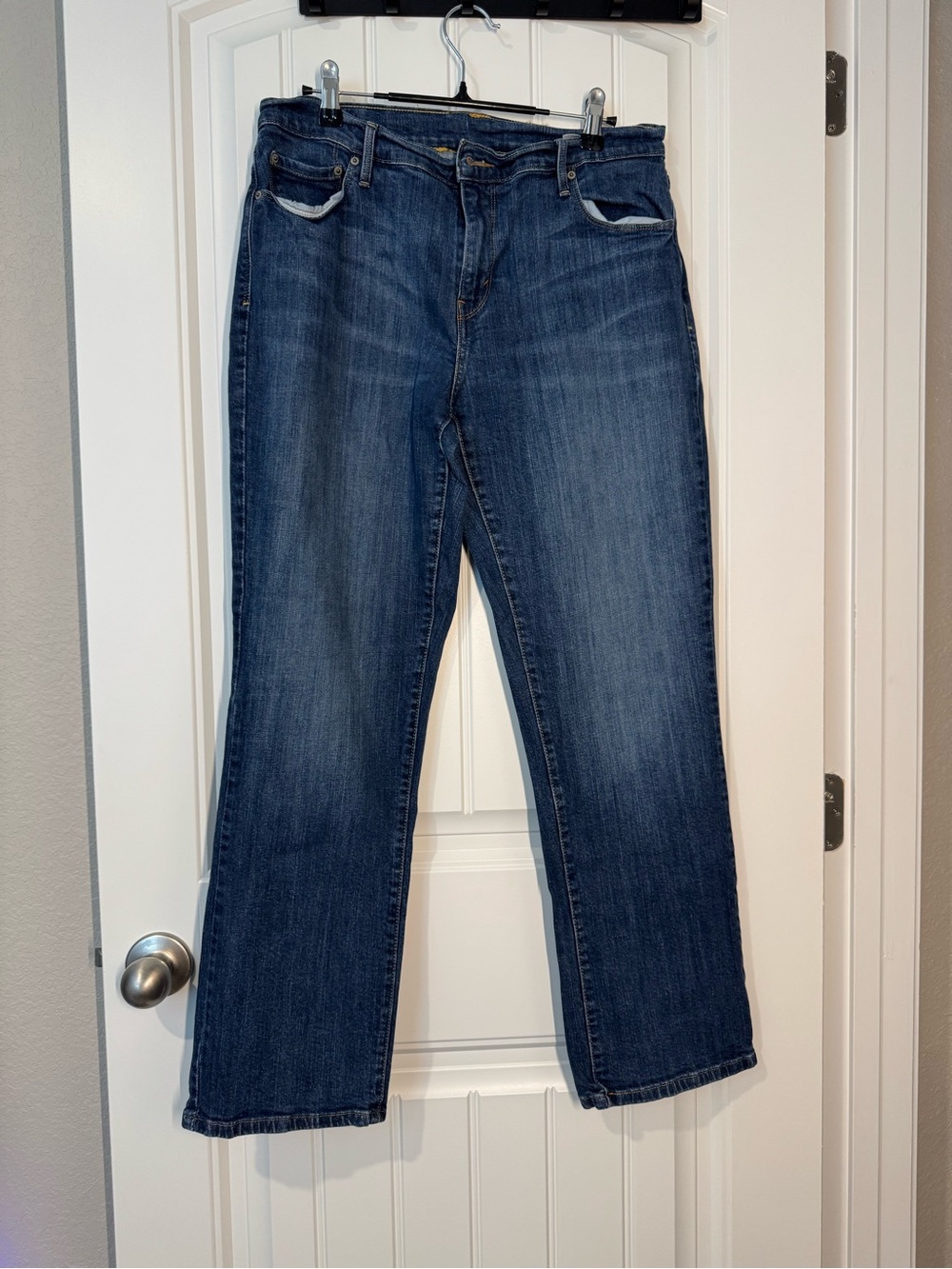 Levi's Women's Dark Blue Wide-Leg Jeans